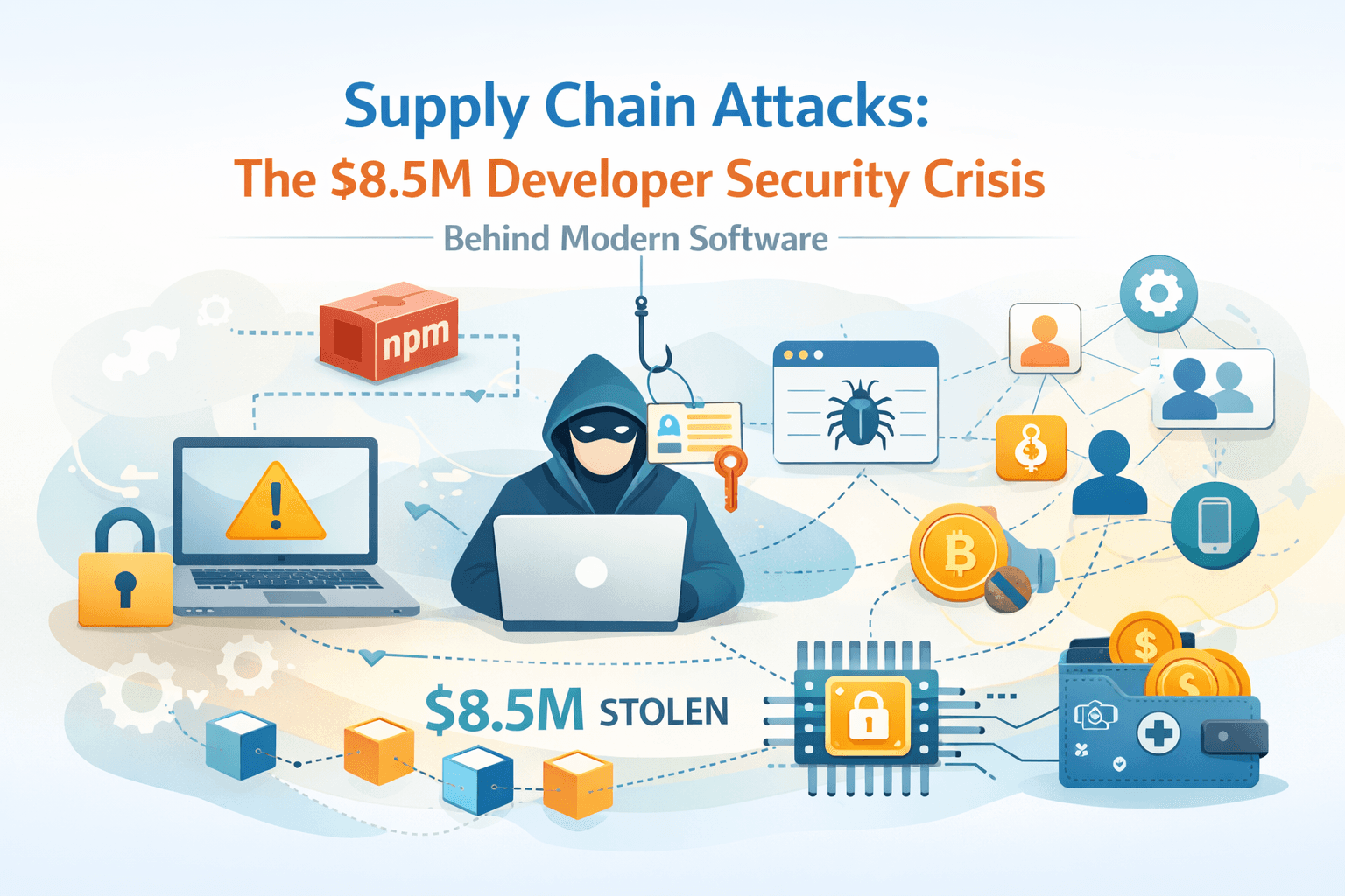 Supply Chain Attacks: The $8.5M Developer Security Crisis Behind Modern Software