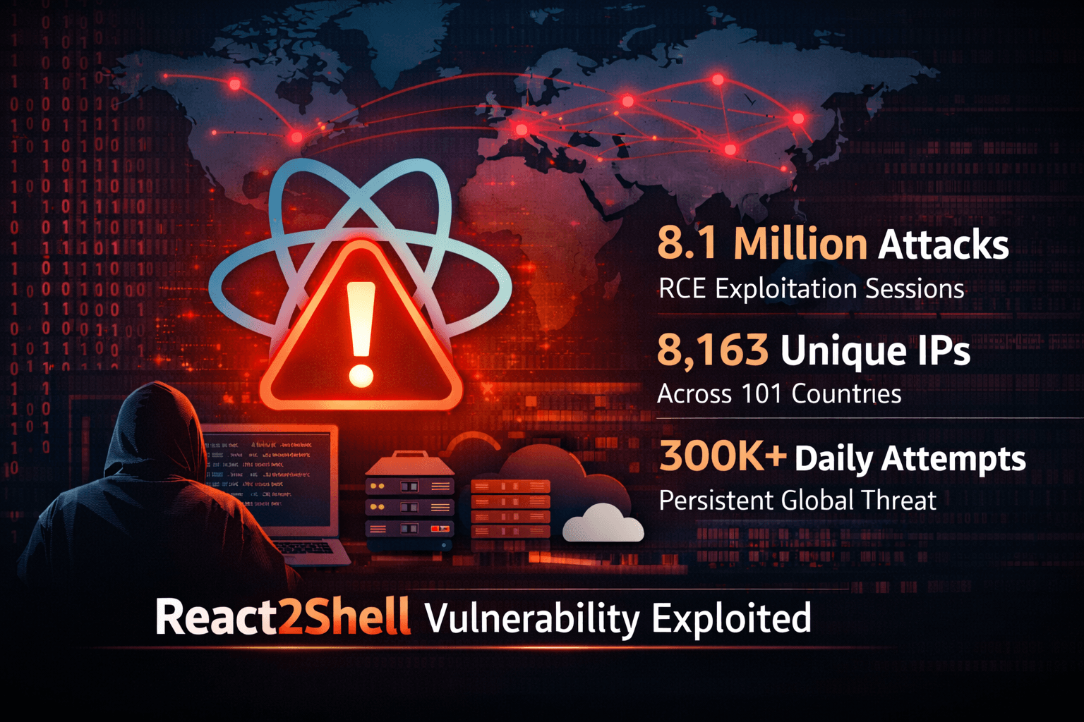 React2Shell Exploitation Hits 8.1 Million Sessions: Why Static Defenses Are Failing