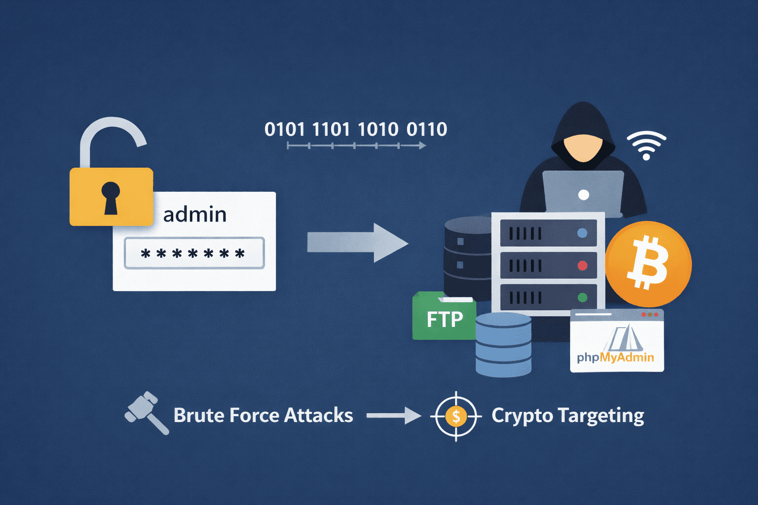 GoBruteforcer Botnet: How Weak Credentials Turn Crypto Servers Into Attack Weapons