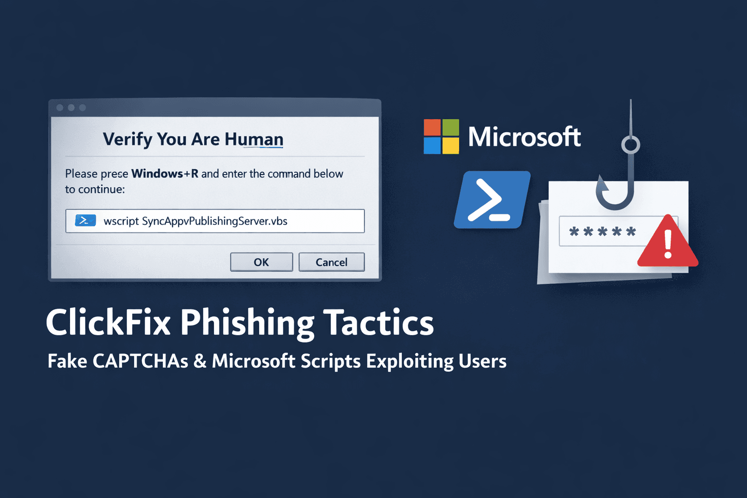 ClickFix Phishing: How Fake CAPTCHAs and Microsoft Scripts Bypass Security