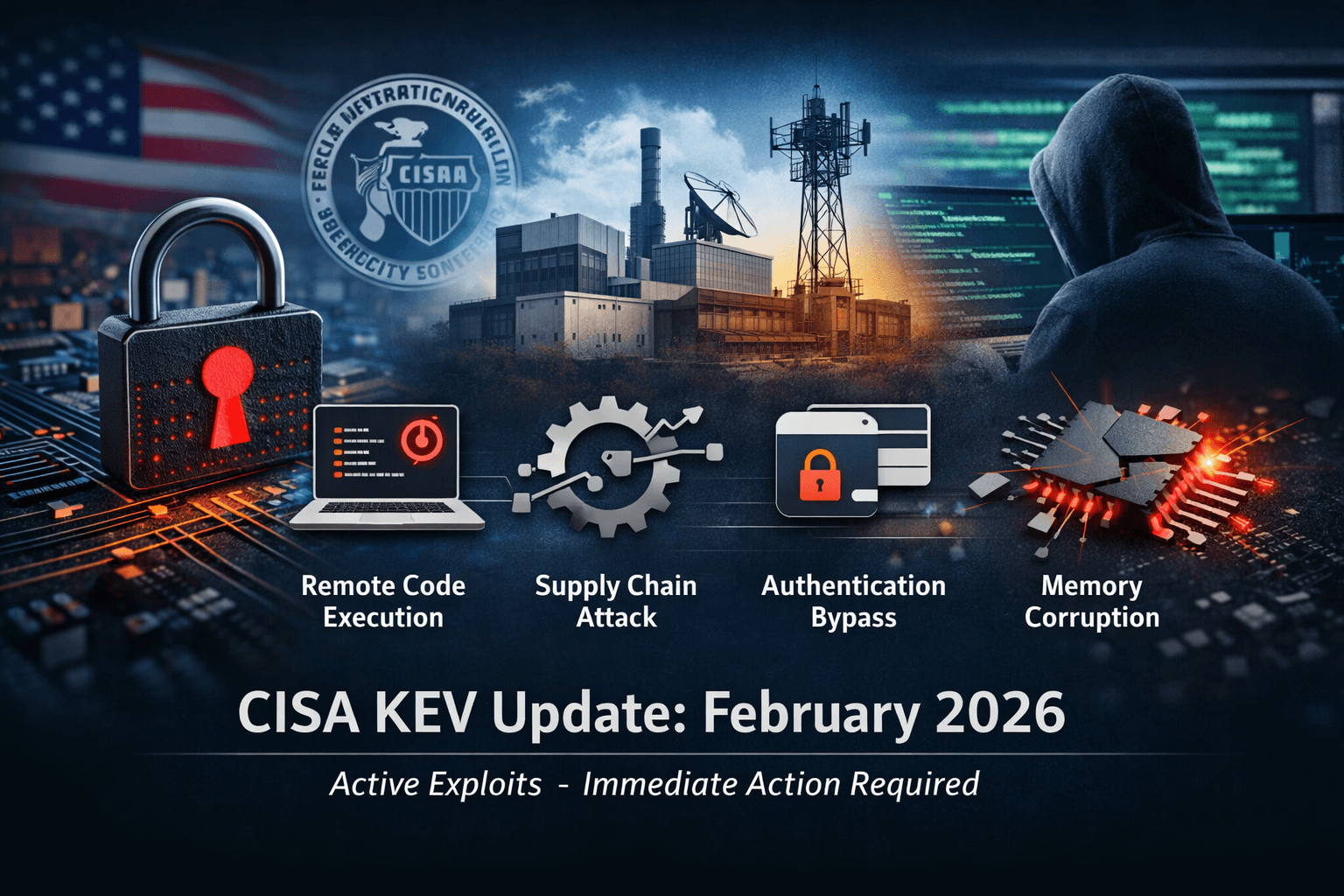 CISA KEV Update February 2026: Four Critical Vulnerabilities Demand Immediate Action