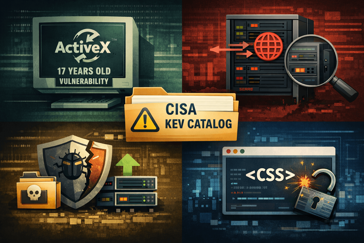CISA Adds 4 Actively Exploited Vulnerabilities to KEV Catalog