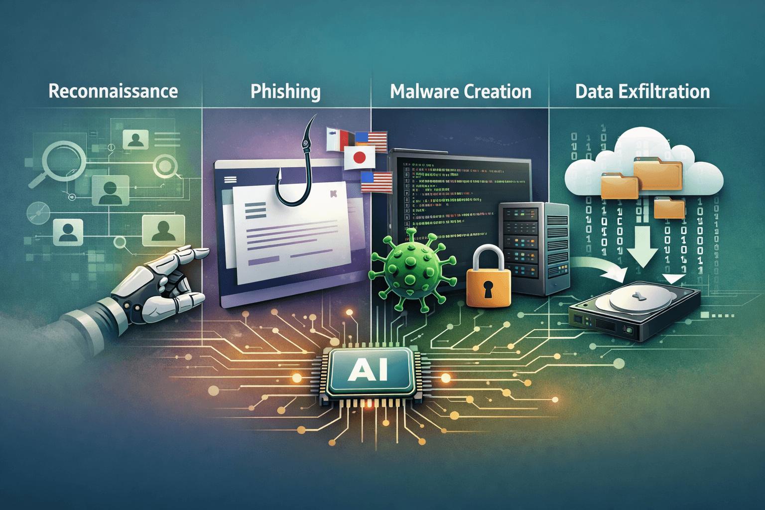 How Threat Actors Are Weaponizing Generative AI Across the Kill Chain