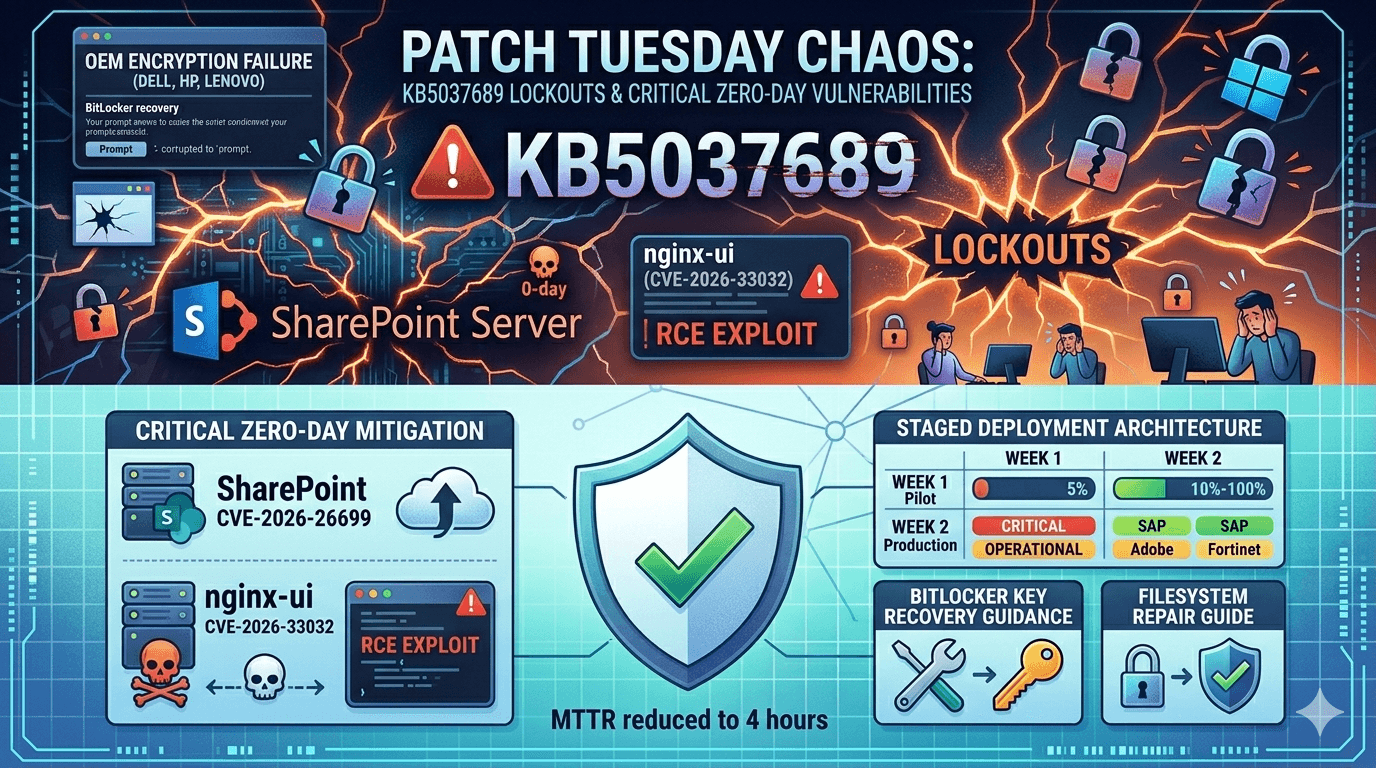Patch Tuesday Chaos: Windows Lockouts & April 2026 Vulnerabilities